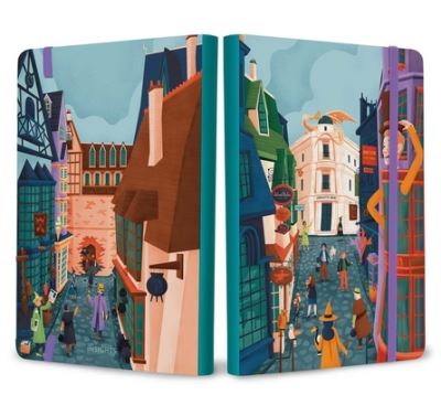 Cover for Insight Editions · Harry Potter: Exploring Diagon Alley Softcover Notebook (Taschenbuch) (2021)