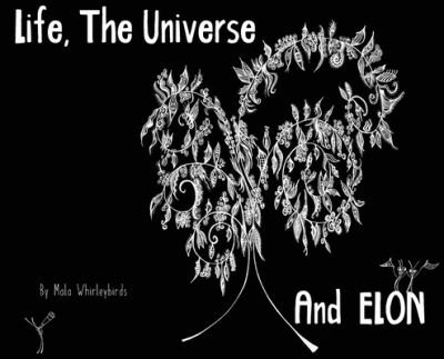 Cover for Mala Whirleybirds · Life, The Universe And Elon (Hardcover Book) (2020)