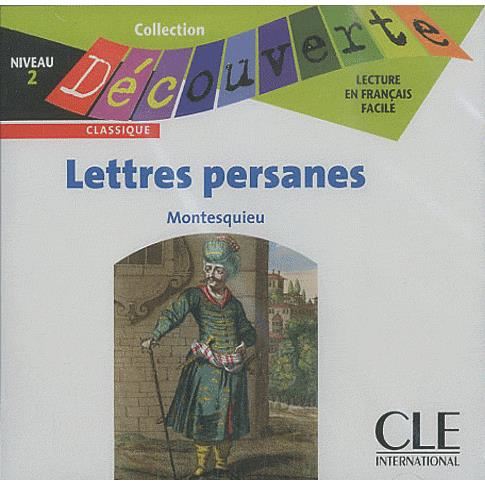 Cover for Montesquieu · Lettres Persanes (Collection Decouverte: Niveau 2) (French Edition) (Audiobook (CD)) [French edition] (2009)