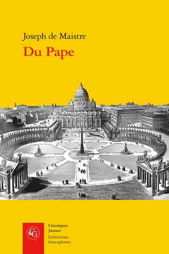 Cover for Joseph de Maistre · Du Pape (Book) (2021)