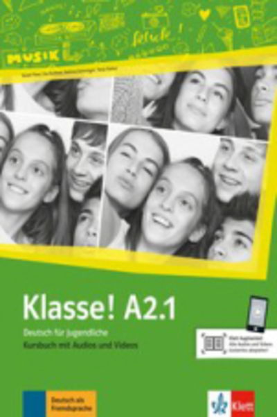 Cover for Sarah Fleer · Klasse in Teilbanden: Kursbuch A2.1 mit Audios und Videos online (Paperback Book) (2019)