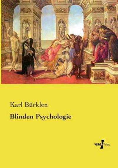 Cover for Karl Burklen · Blinden Psychologie (Paperback Book) (2019)