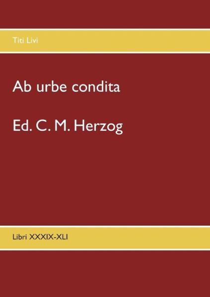 Cover for Livius · Ab urbe condita (Book) (2019)