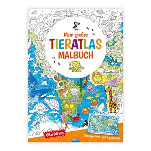 Trötsch Malbuch Mein großes Tieratlas Malbuch -  - Books - Trötsch Verlag GmbH & Co. KG - 9783965528338 - July 27, 2022