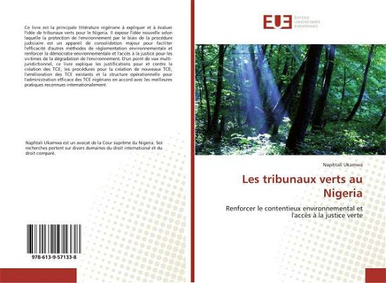 Cover for Ukamwa · Les tribunaux verts au Nigeria (Book)