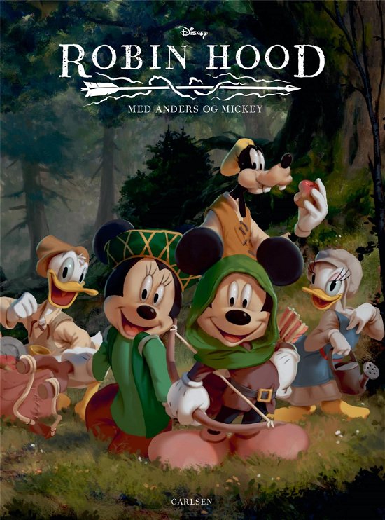 Cover for Disney · Robin Hood - med Anders og Mickey (Bound Book) [1st edition] (2023)