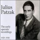 Cover for Patzak,julius/+ · PATZAK JULIUS:The Early Operat (CD) (2017)