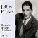 Cover for Julius Patzak · Early Operatic Recordings (CD) (1999)