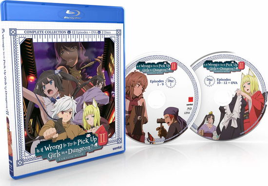 Cover for Is It Wrong to Pick Up Girls in a Dungeon 2 (Blu-Ray) (2020)