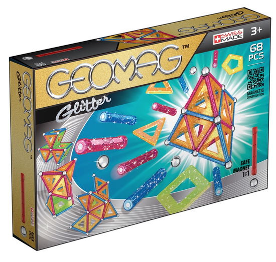 Geomag - Glitter Panels - 68 pcs - Geomag - Merchandise - SWISS MADE - 0871772005339 - 