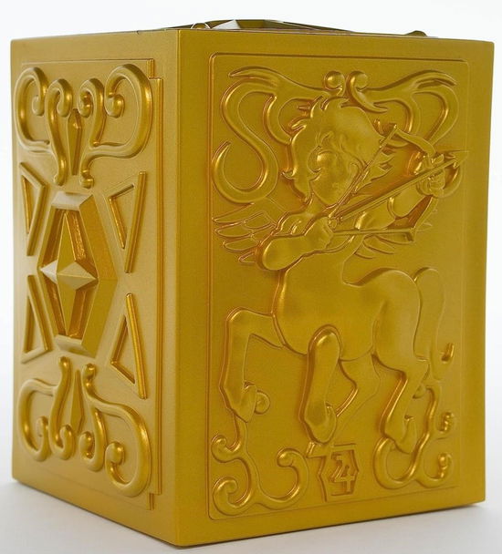 Cover for Saint Seiya: Plastoy · Aiolos Pandora'S Gold Box (Money Box / Salvadanaio) (MERCH)