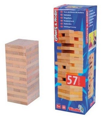 Cover for Simba · 106125033 - Games Und More - Holz-wackelturm - 54 Stueck (Toys) (2019)
