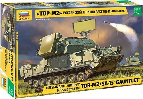 Cover for Zvezda · Zvezda - 1/35 Tor 2m / Sa-15 Gauntlet Russian Anti A.m.s. (8/21) * (Legetøj)