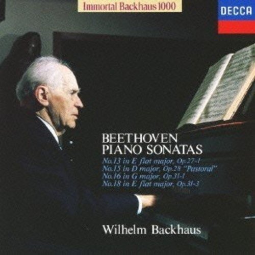 Beethoven : Piano Sonatas Nos.13,15 - Wilhelm Bachhaus - Musiikki - DECCA - 4988005359339 - keskiviikko 16. marraskuuta 2022
