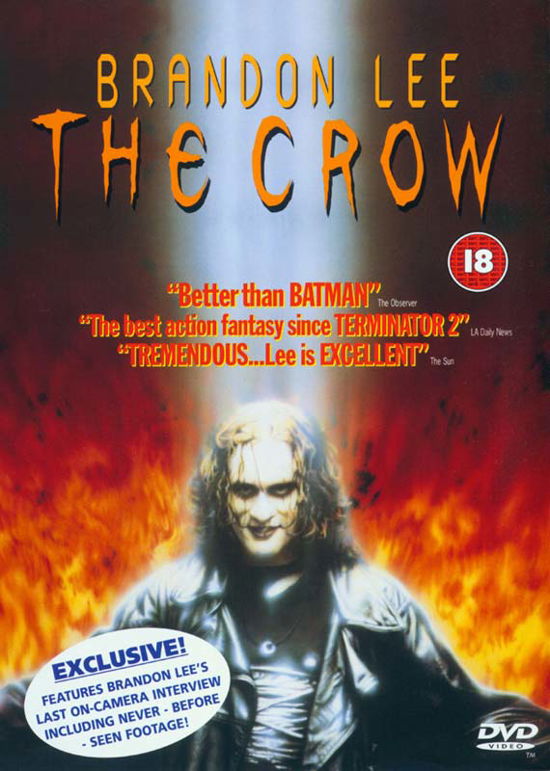 The Crow - The Crow - Movies - Entertainment In Film - 5017239190339 - September 27, 1999