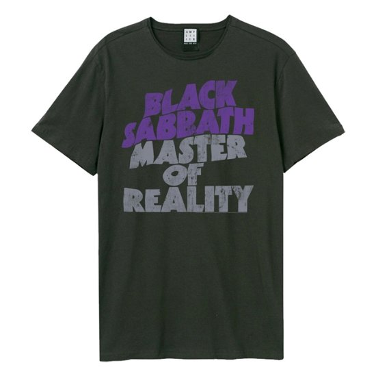 Black Sabbath Master Of Reality Amplified Large Vintage Charcoal T Shirt - Black Sabbath - Marchandise - AMPLIFIED - 5054488106339 - 