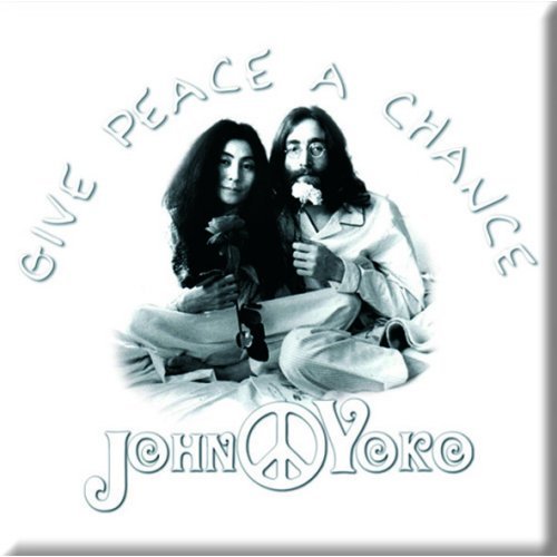 John Lennon Fridge Magnet: Peace - John Lennon - Merchandise - Epic Rights - 5055295307339 - 17. oktober 2014