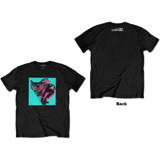 Gorillaz Unisex T-Shirt: Now Now Logo (Back Print) - Gorillaz - Marchandise -  - 5056561009339 - 