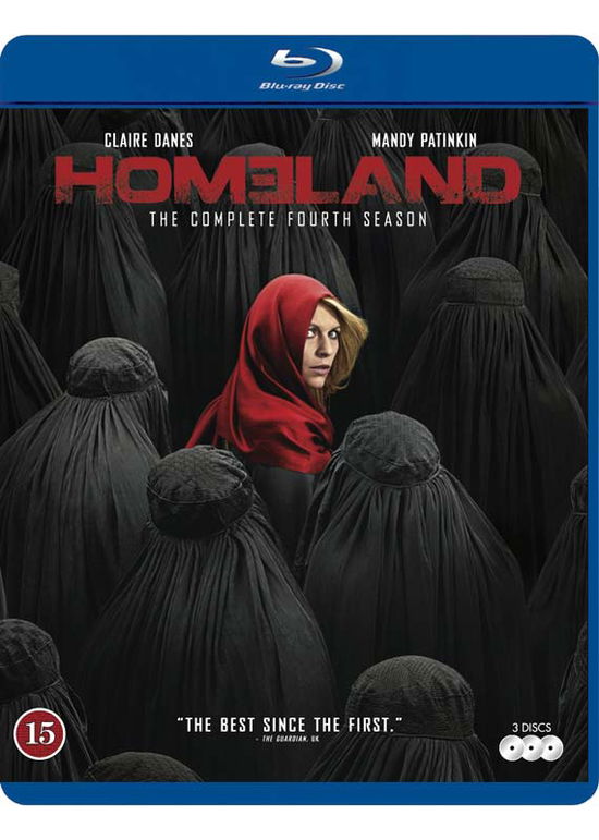 Cover for Homeland · The Complete Fourth Season (Blu-Ray) (2015)