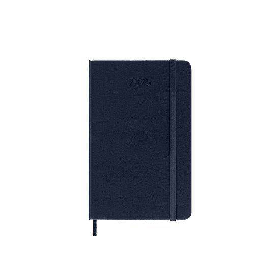 Cover for Moleskine · Moleskine 2025 12-Month Weekly Pocket Hardcover Notebook: Sapphire Blue (Paperback Bog) (2024)