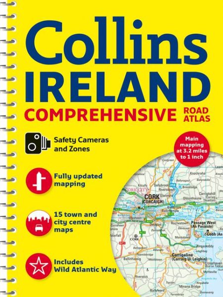 Cover for Collins · Ireland Comprehensive Road Atlas (Spiral Book) (2018)