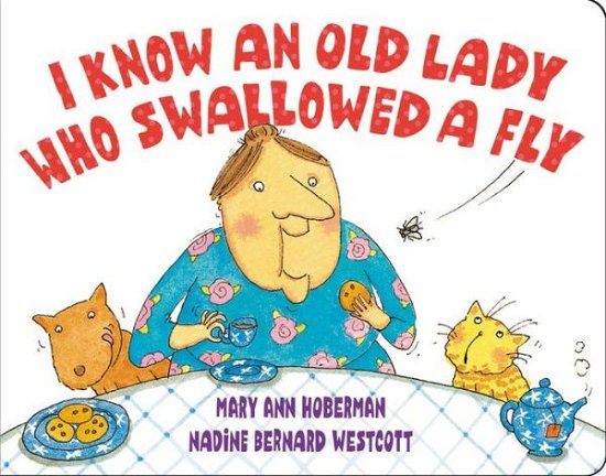 Cover for Mary Ann Hoberman · I Know an Old Lady Who Swallowed a Fly (Kartonbuch) (2020)