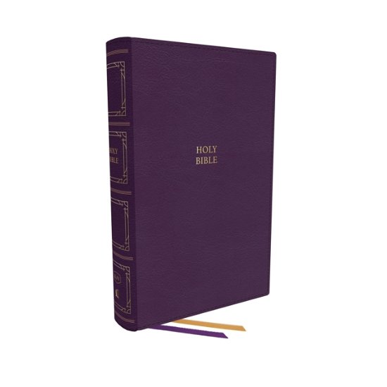 Cover for Thomas Nelson · KJV Holy Bible: Paragraph-style Large Print Thinline with 43,000 Cross References, Purple Leathersoft, Red Letter, Comfort Print: King James Version (Leather Book) (2023)