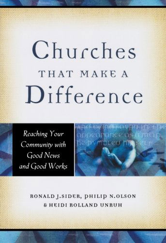 Cover for Ronald J. Sider · Churches That Make a Difference – Reaching Your Community with Good News and Good Works (Paperback Book) [Assumed First edition] (2002)