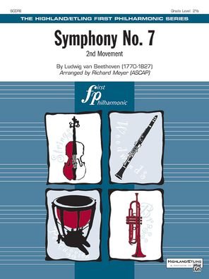 Symphony No. 7 - Ludwig van Beethoven - Books - ALFRED MUSIC - 9781470650339 - April 1, 2022