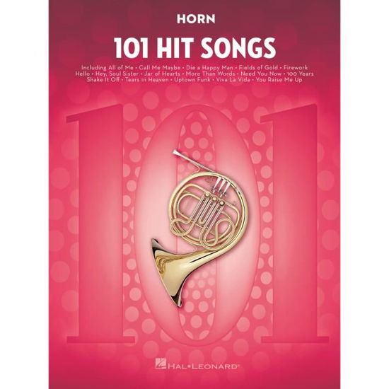 101 Hit Songs - Hal Leonard Publishing Corporation - Książki - Hal Leonard Corporation - 9781495075339 - 2017