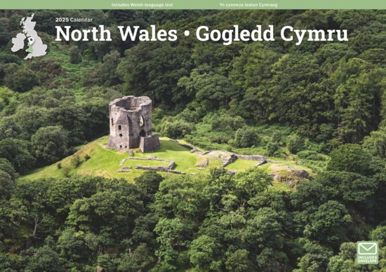 Cover for Carousel Calendars · North Wales A4  Calendar 2025 (Paperback Book) (2024)