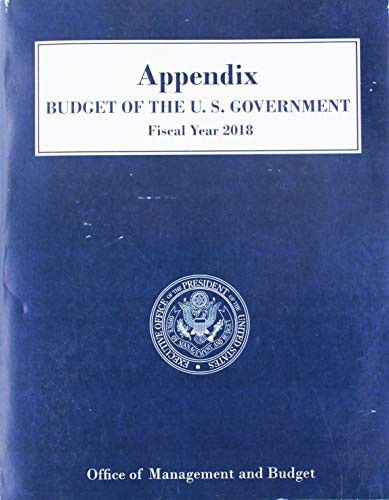 Cover for Executive Office of the President · Appendix, Budget of the United States (Paperback Book) (2017)