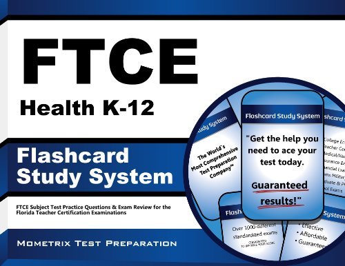 Cover for Ftce Exam Secrets Test Prep Team · Ftce Health K-12 Flashcard Study System: Ftce Test Practice Questions &amp; Exam Review for the Florida Teacher Certification Examinations (Cards) (Pocketbok) [Flc Crds edition] (2023)