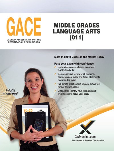 Cover for Sharon A Wynne · Gace Middle Grades Language Arts 011 (Paperback Book) (2018)