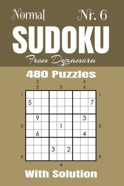 Cover for From Dyzamora · Normal Sudoku Nr.6 (Paperback Book) (2019)
