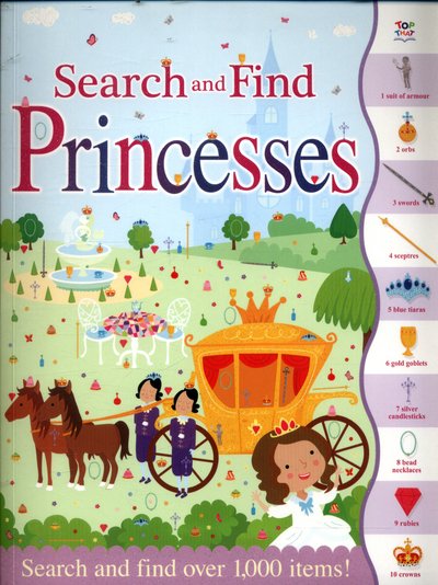 Cover for Search and Find Princesses (Book) (2017)
