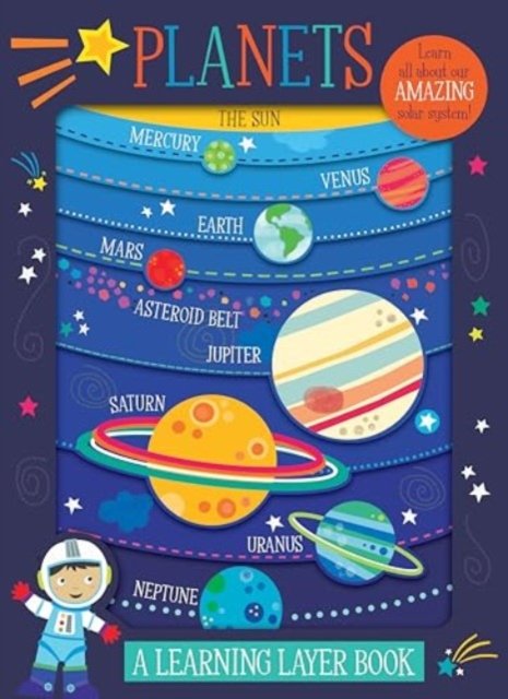 Cover for Planets: A Learning Layer Book - Learning Layer Board Book (Board book) (2020)