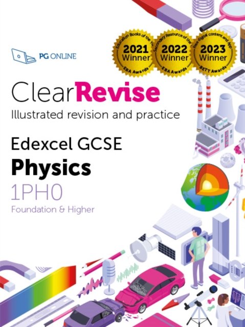 Cover for PG Online Ltd · ClearRevise Edexcel GCSE Physics 1PH0 (Pocketbok) (2024)