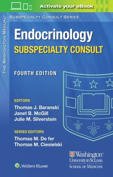 Cover for McGill, Dr. Janet, MD · Washington Manual Endocrinology Subspecialty Consult - The Washington Manual Subspecialty Consult Series (Paperback Book) (2019)
