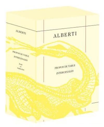 Cover for Leon Battista Alberti · Intercenales / Petites Pieces a Lire Entre Convives (Læderbog) (2018)