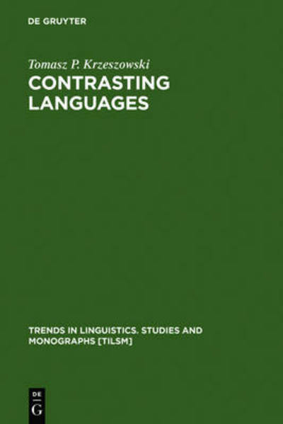 Cover for Krzeszowski · Contrasting Languages (Book) (1990)