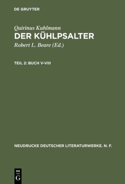 Cover for Kuhlmann · Buch V-VIII (Bog) (1970)