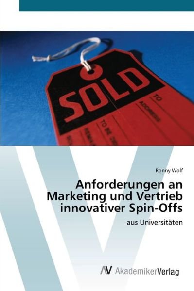 Cover for Wolf · Anforderungen an Marketing und Ver (Buch) (2012)