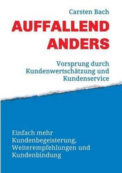 Cover for Bach · Auffallend anders - Vorsprung durc (Bok) (2015)