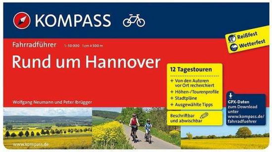 Cover for Mair-Dumont / Kompass · Kompass Fahrradführer 6018: Rund um Hannover (Book) (2014)