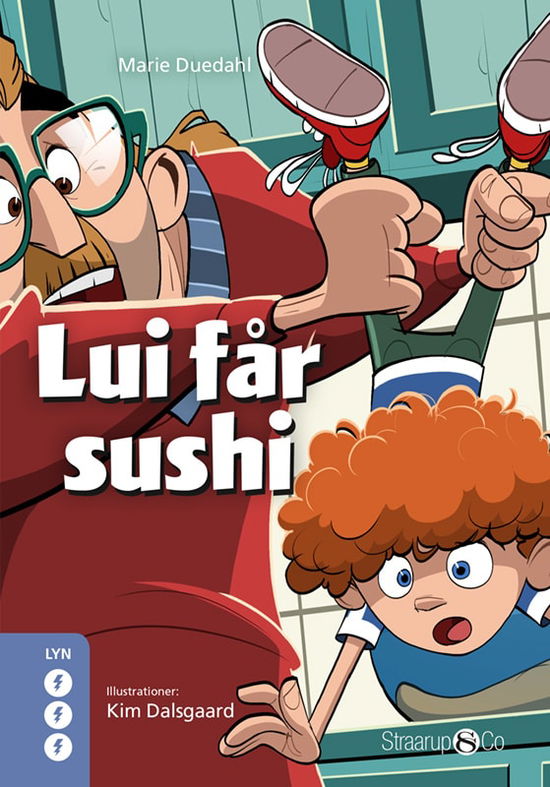 Cover for Marie Duedahl · Lyn: Lui får sushi (Innbunden bok) [1. utgave] (2024)