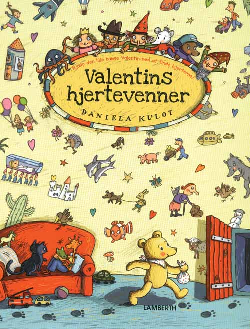 Cover for Daniela Kulot · Valentins hjertevenner (Cardboard Book) [1st edition] (2011)