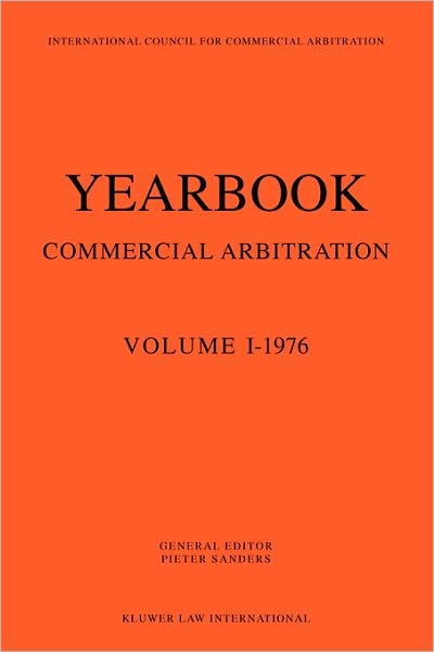 Cover for Pieter Sanders · Yearbook Commercial Arbitration (Taschenbuch) (1990)