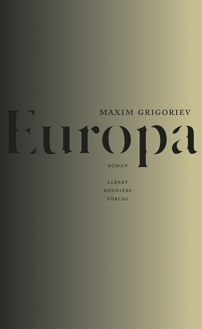 Cover for Maxim Grigoriev · Europa (ePUB) (2021)