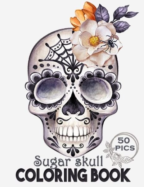 Cover for Printz · Sugar Skull Coloring Book (Paperback Book) (2020)